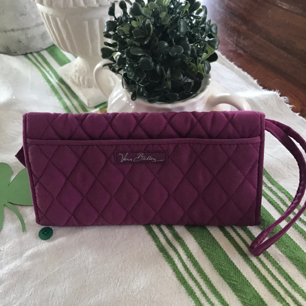 Vera Bradley plum colored wallet